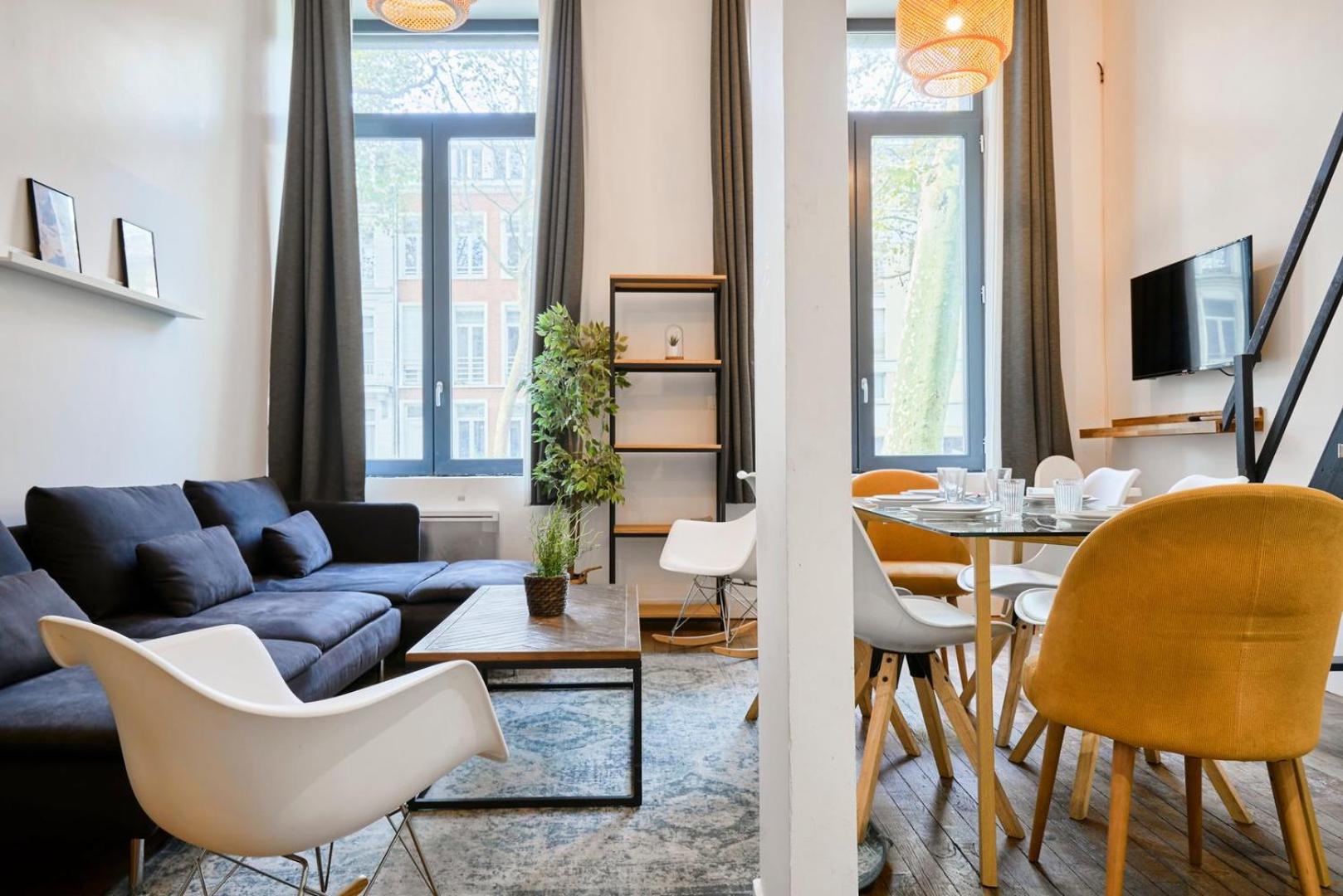 Appartement Bright 3-bedroom 2-bathroom Flat. *